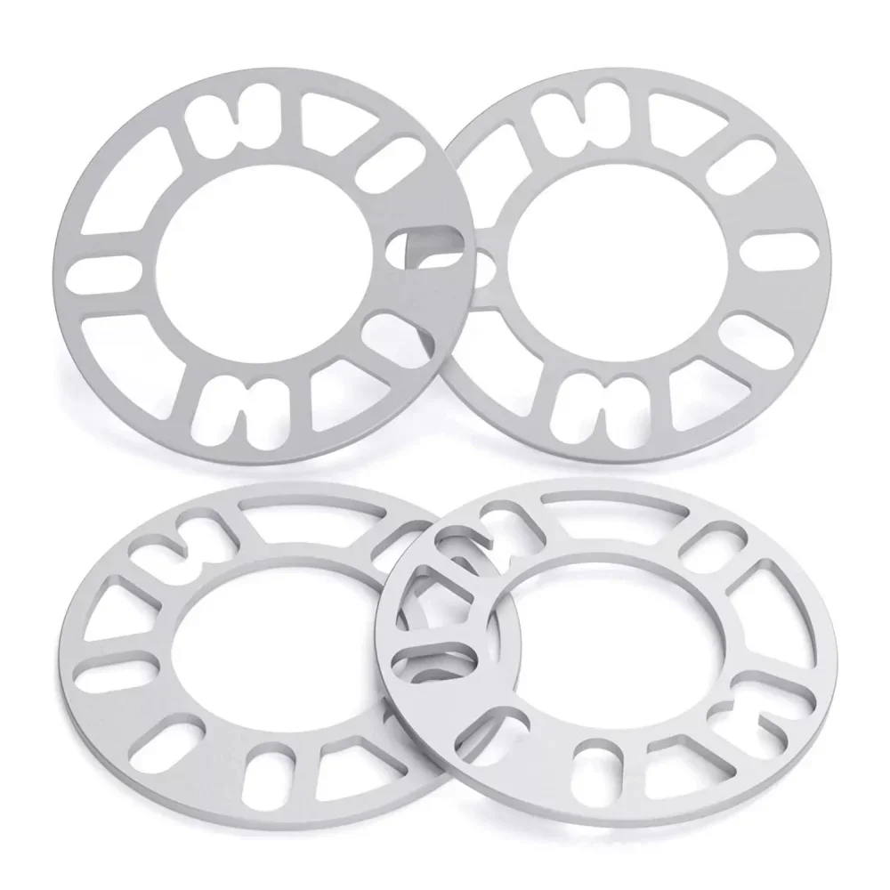 4 Pcs 5mm CAR ALLOY WHEEL SPACERS ADAPTOR PLATES SHIMS 4 & 5 STUD