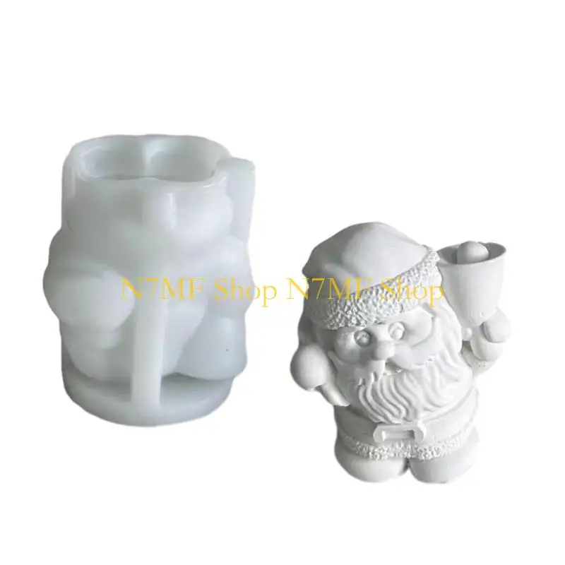 N7MF Creative DIY Santa Silicone Morn