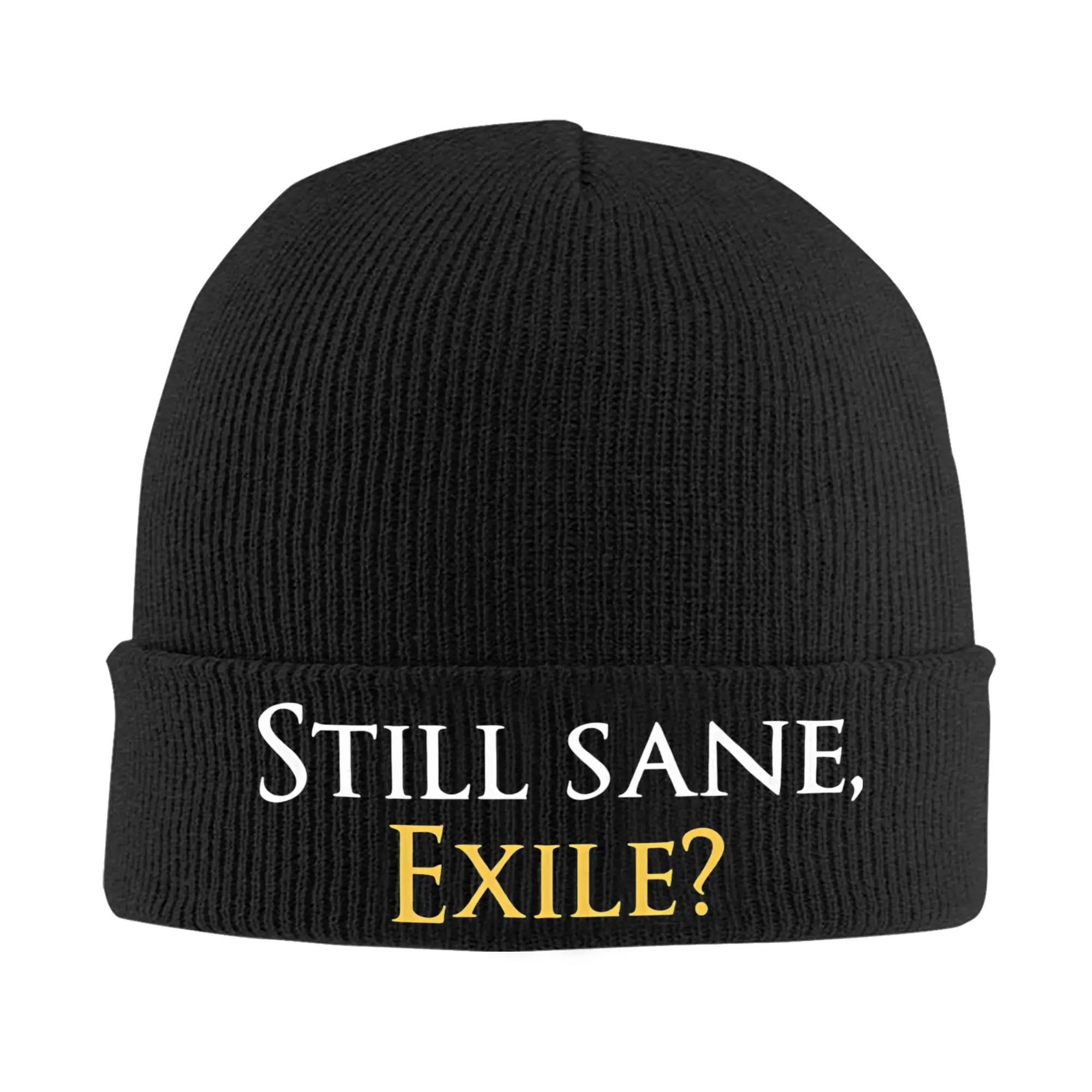 Paths Exile Still Sane ARPG Gamer Knitted Hat Women's Men's Beanie Autumn Winter Casual Hat Acrylic Funny Warm Cap