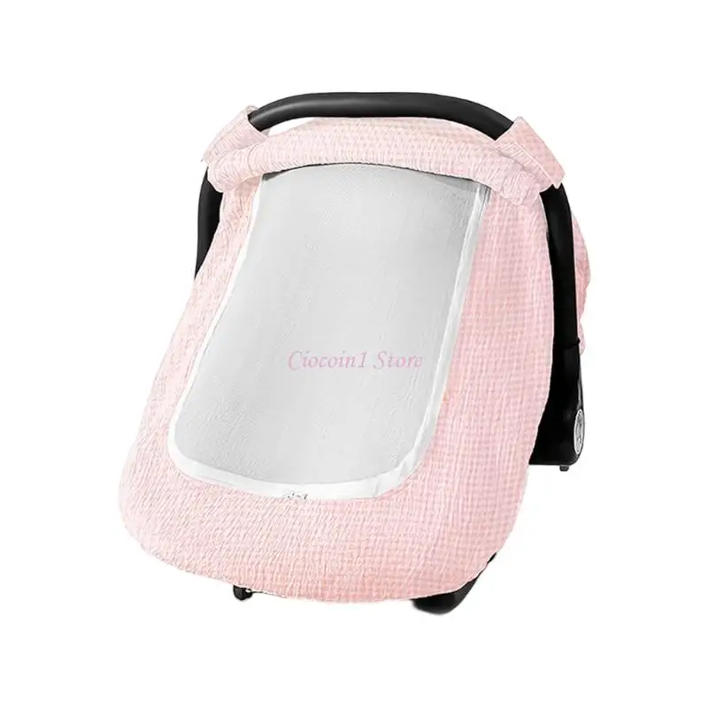 

Y1UB Windproof Baby Carriage Cover Color Infant Toddler Carrying Basket Protections Sleeve for Busy Parent