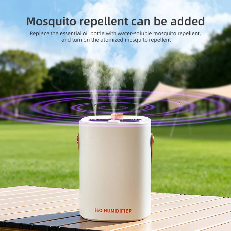 High Quality Intelligent Humidifier Water Mist Spray Smart Humidifier Diffuser 2L Big Capacity Usb Charging Air Humidifier Gifts