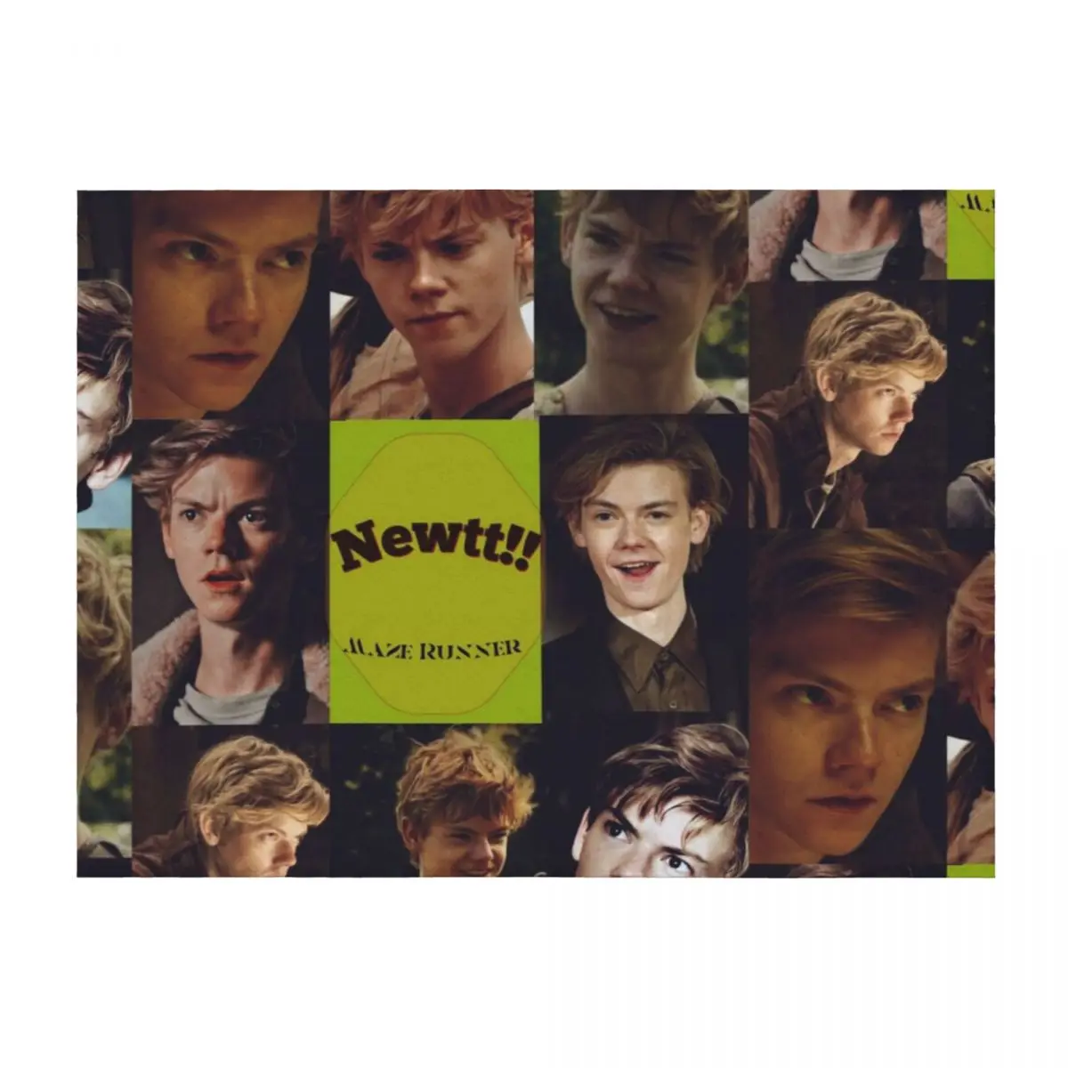 

Newt Maze Runner Throw Blanket for winter Beach Hairys Luxury Designer Blankets