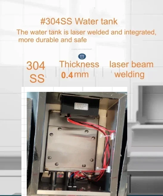 Pemanas air portabel tekanan tinggi otomatis, pemanas air untuk toko teh dan guci air panas warna hitam