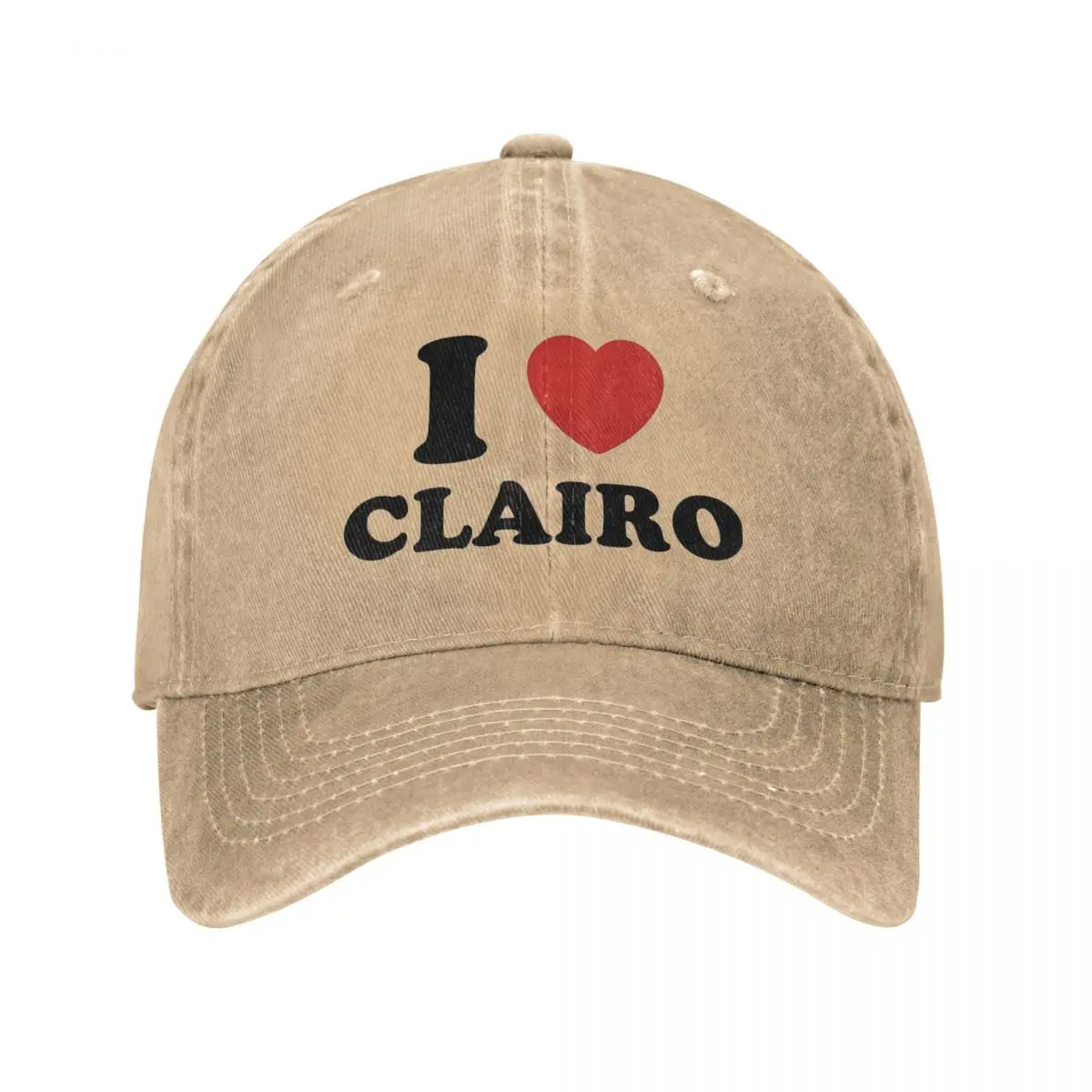 I Love Clairo New Albums Charm Baseball Cap For Men Women Singer Casual Trucker Hat Fitted Retro Tennis Skate Baseball Caps