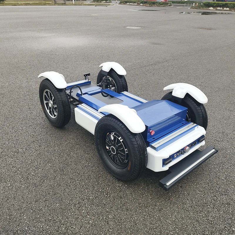 หุ่นยนต์ไร้คนขับควบคุมลวดแชสซีการพัฒนารอง UGV การสอนการวิจัยและการพัฒนารถ ROS รับน้ําหนัก 250 กก