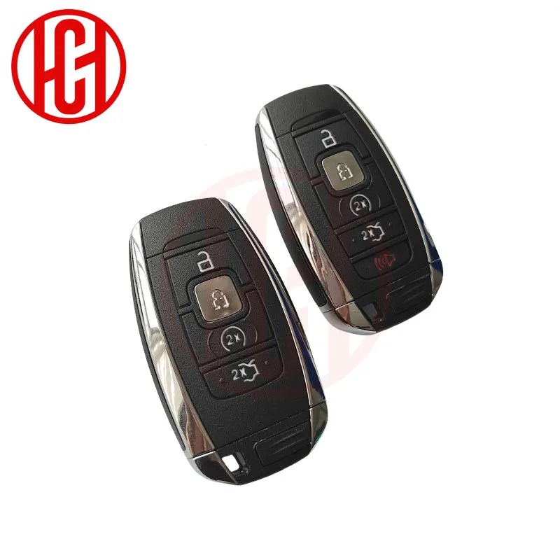 4 5 Bottons Car Key Fob Case Shell Housing for Lincoln Continental MKC MKZ MKX Navigator Nautilus 2017 2018 2019 2020