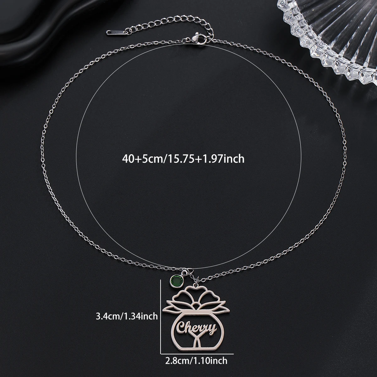 

Ажурное цветочное ожерелье из нержавеющей стали с бриллиантами на заказ, модное ожерелье с подвеской для мужчин и женщин