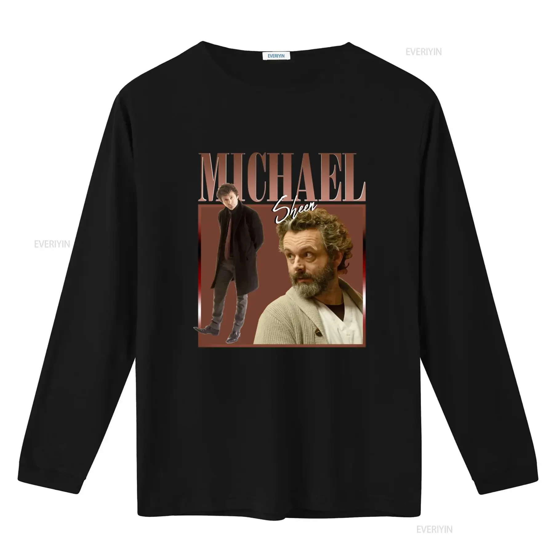 Michael Sheen Good Omens Vintage Style Retro T Shirt Homage vintage Washed Casual Comfortable Unisex Soft Stylish Slightly