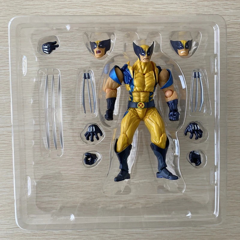 Revoltech YAMAGUCHI Wolverine Action Figure Logan Toys X-Men Model Toys Joint Movable Doll Room Decor Collection Present