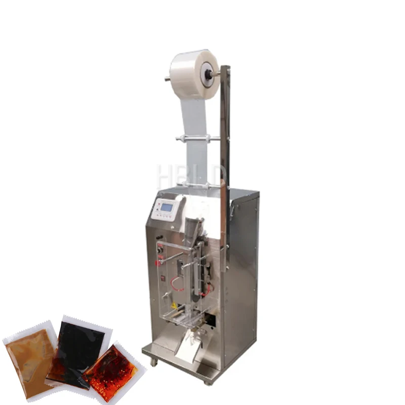 5-1000ml Pneumatic Liquid Packaging Machine, Milk Beverage Filling Machine, Stainless Steel Bag Making Machine