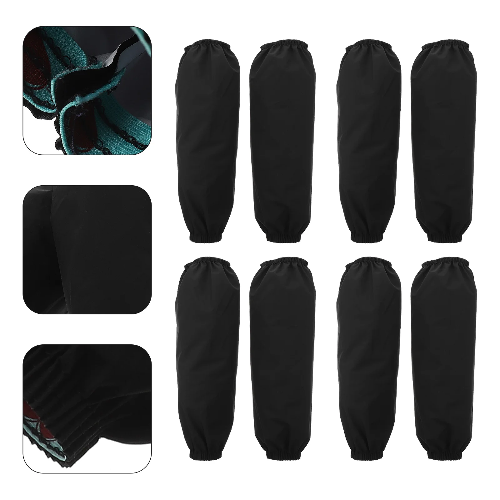 4 Pairs Waterproof and Oilproof Sleeve Kitchen Gadget Arm Sleeves Reusable Protective Oversleeves Work Gloves