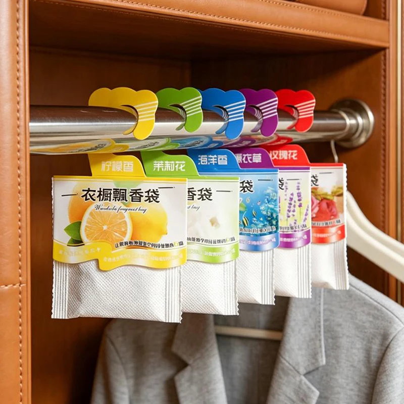 5/10pcs Scented Bags Hanging Spice Pack Aromatherapy Long-lasting Deodorizing Shoe Cabinet Home Hotel Bedroom Car Air Freshener