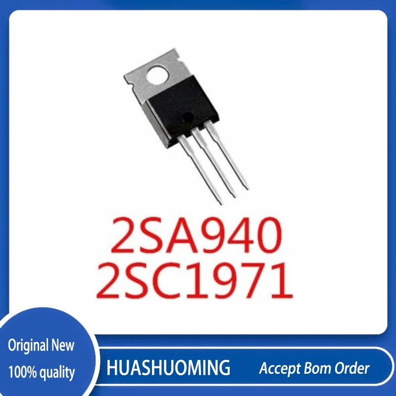 5Pcs/Lot 2SA940 2SC2073 A940 C2073  2SC1971 TO-220