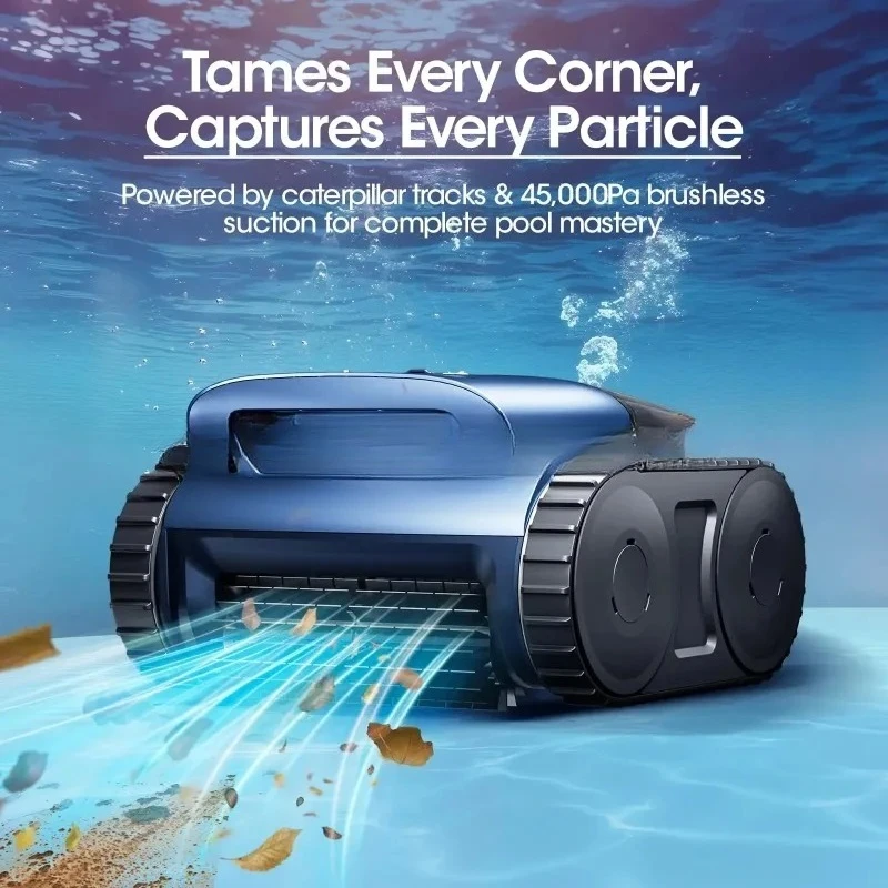 Suitable for swimming pool cleaners, intelligent navigation, and 2000 square feet, walls, and sinks