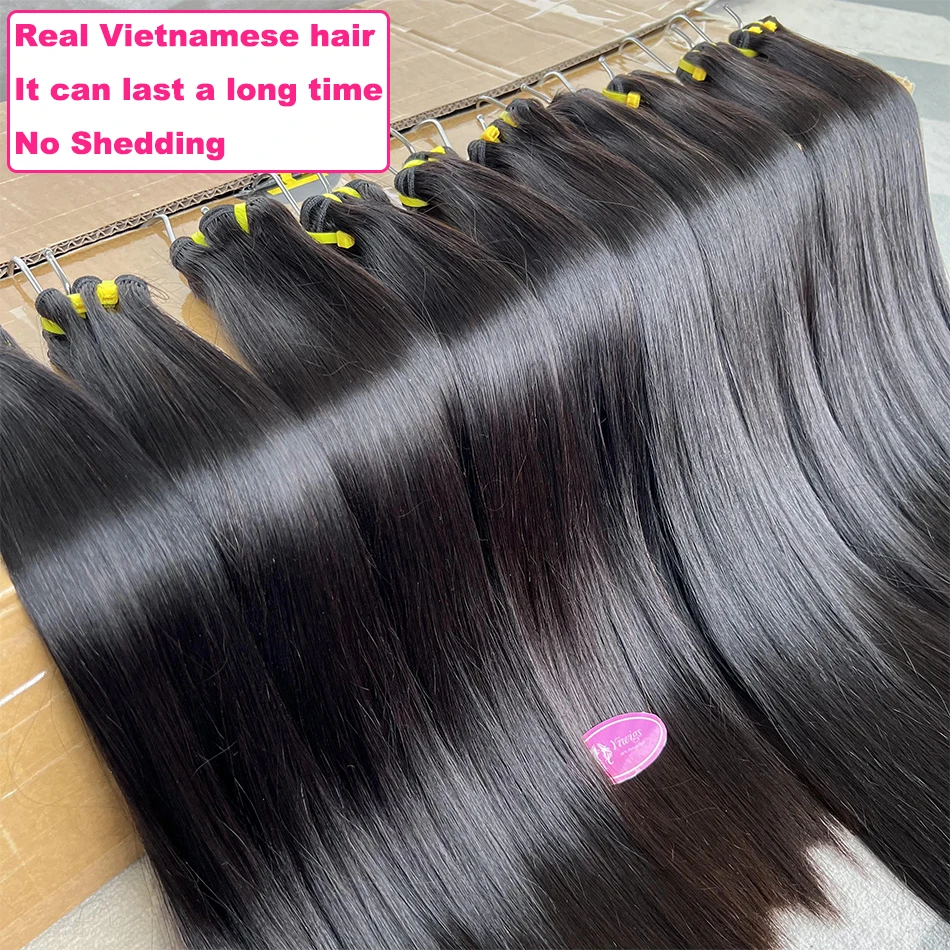 Yiwigs 15a osso reto duplo desenhado 100% pacotes de cabelo humano 10-30 polegadas extensões de tecer cabelo cru não processado para mulher