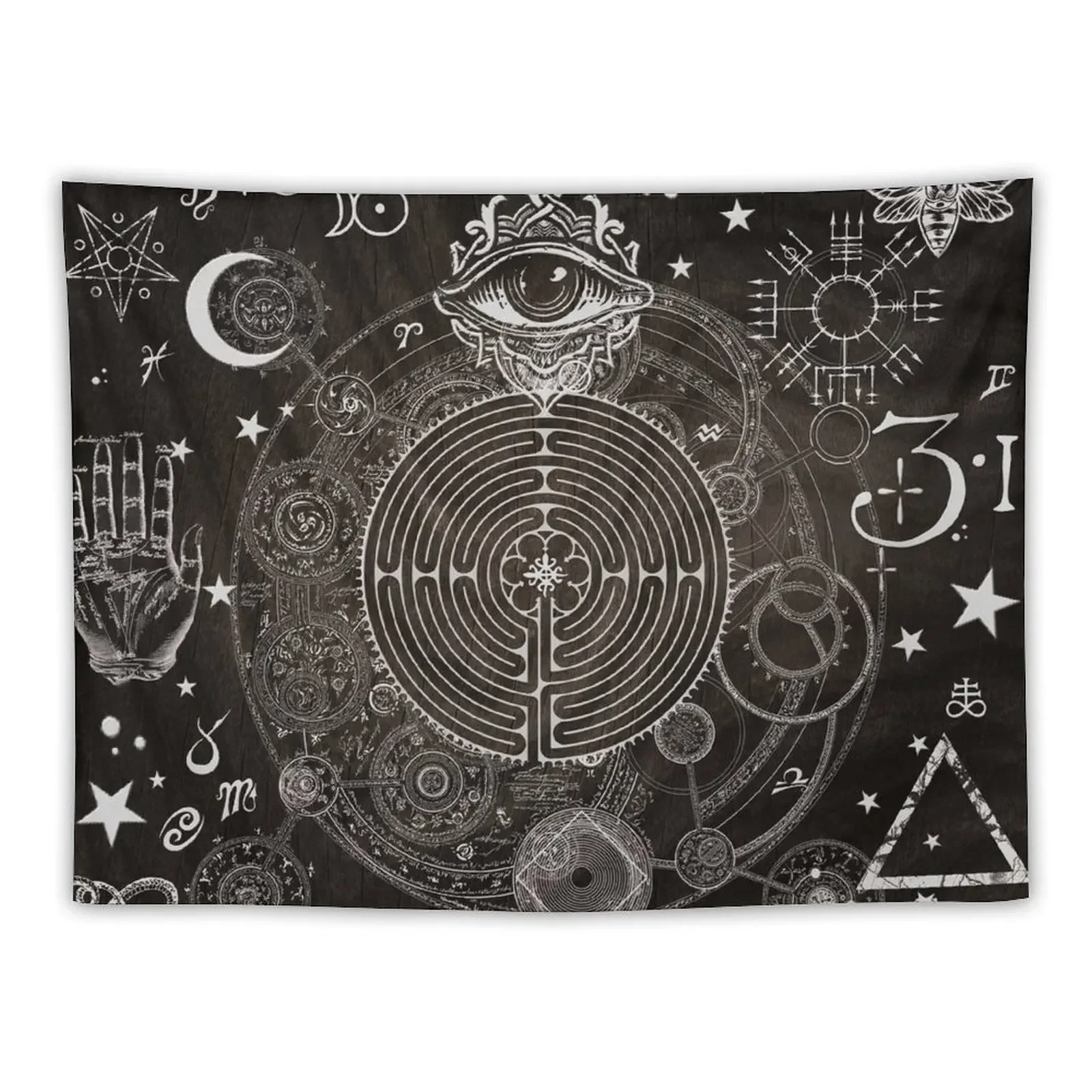 

Magic Symbols for a Alchemist Dreamer Tapestry Room Decor Aesthetic Wall Mural Tapestry