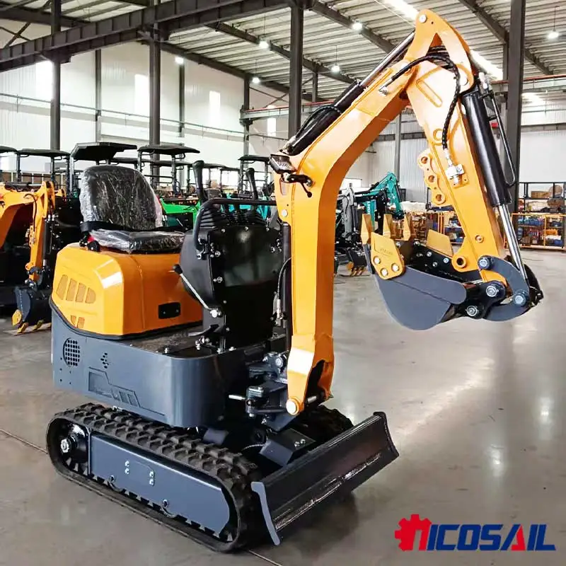 حفارة زاحفة صغيرة صينية عالية الجودة - متوافقة مع يورو لزراعة شجرة البستان وأعمال البناء