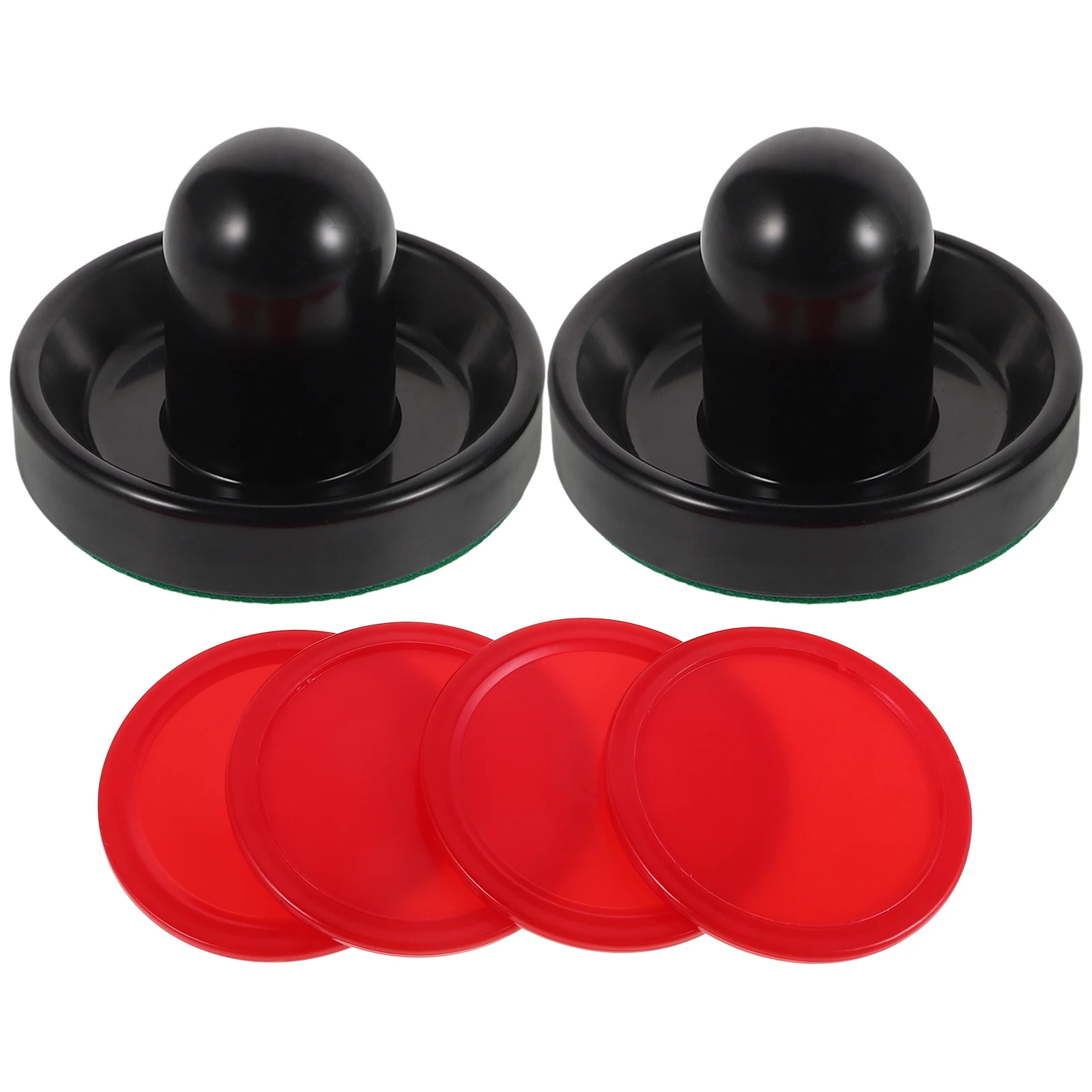 

Air Hockey Pushers Set Essential Accessories for Smooth Fast Gameplay Family Game Tables Replacement Hockey Table Puck Paddles