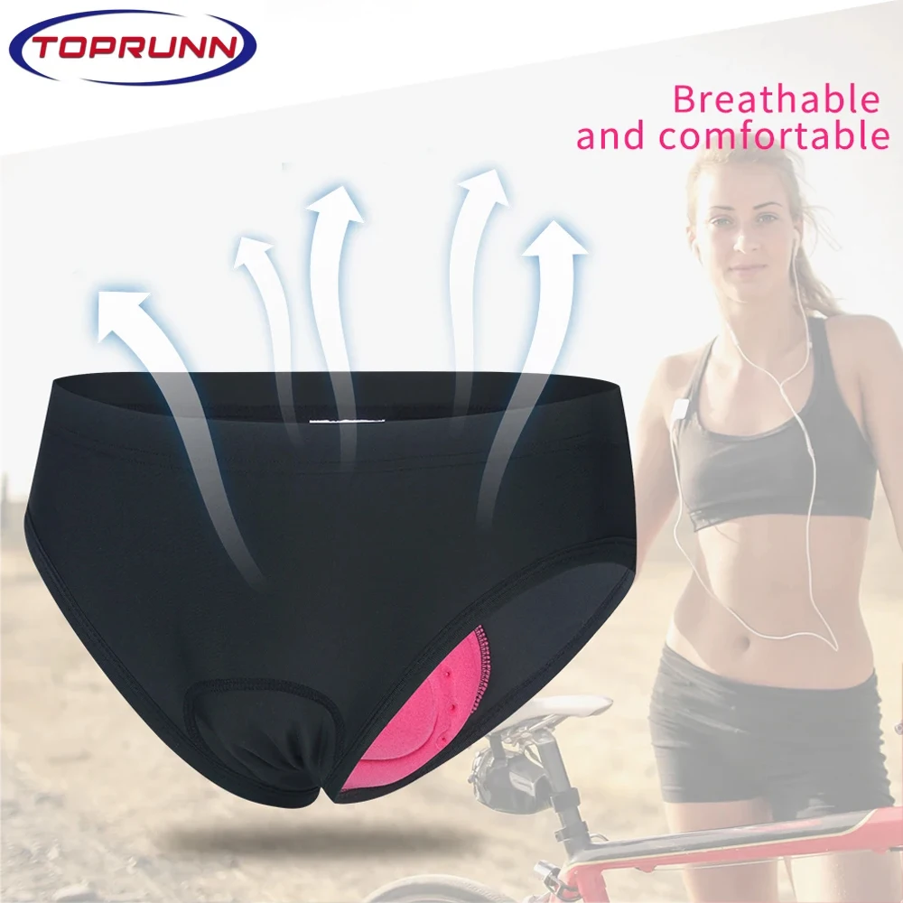 Women's Cycling Underwear MTB Bike 3D Padded Bicycle Shorts Lightweight Quick Dry Gel Cycling Knickers Underpants Shorts