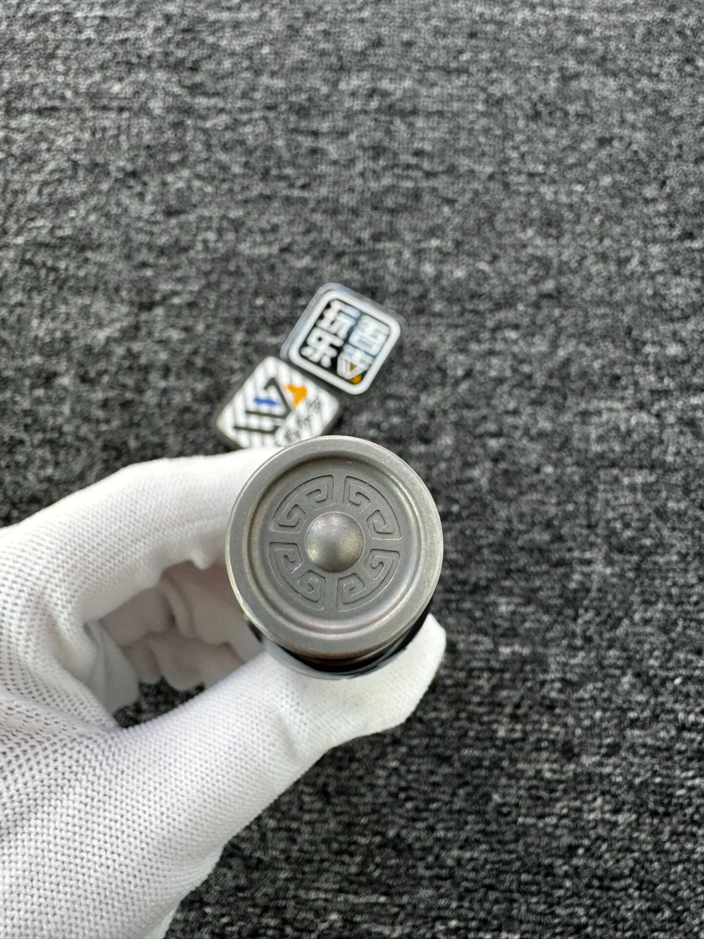 Used To Get WANWU Armor-breaking Whip Zirconium-titanium Edc Metal Decompression Toy