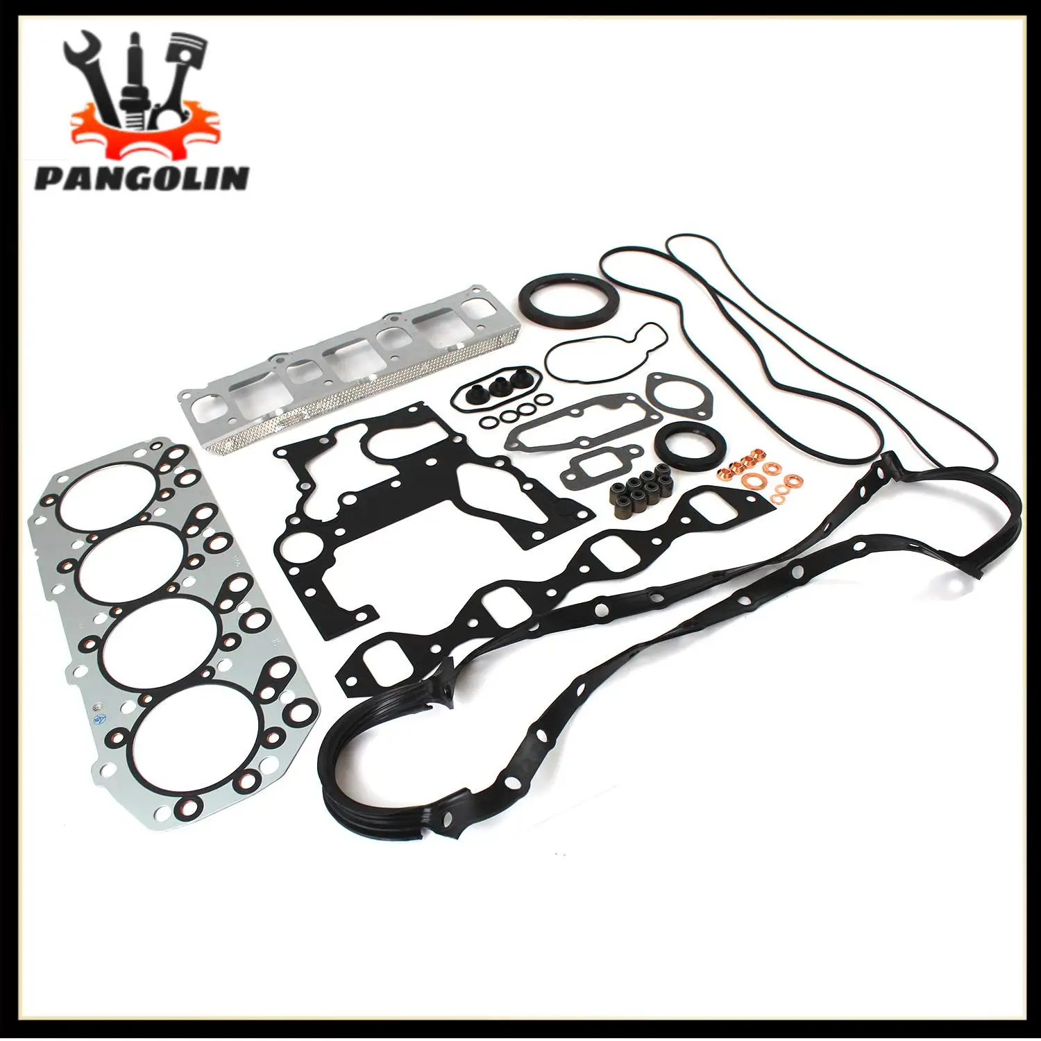 4JB1 4JB1T Engine Overhaul Gasket Kit For Isuzu PickUp NKR NHR Truck Bobcat 843 Engines Components Engine Rebuilding Kits