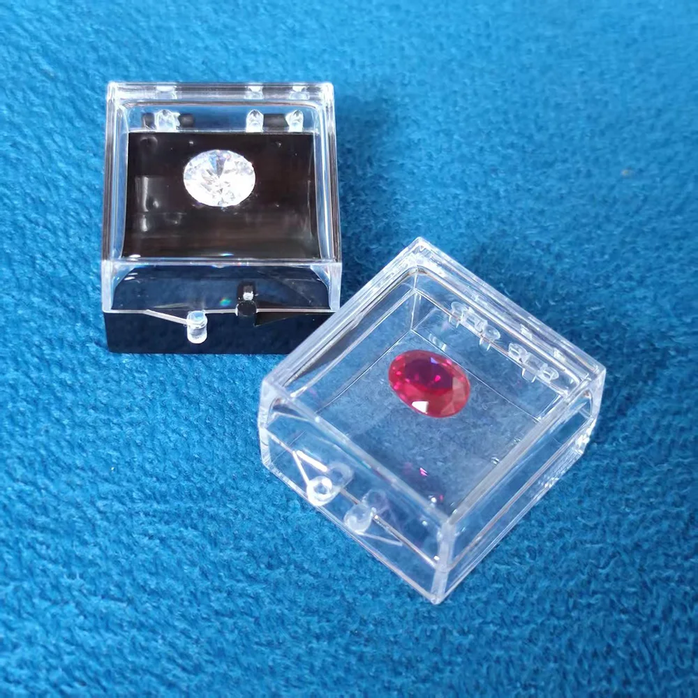 

Loose Diamond Storage Box Adhesive Gemstone Organizer Rhinestone Zircon Packaging Container Gem Diamond Stone Jewelry Gift Box