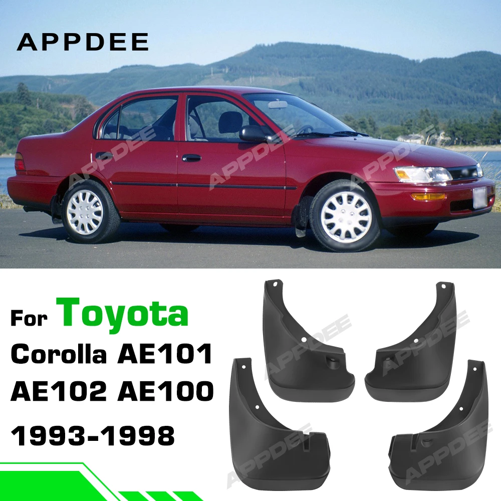 For Toyota Corolla AE101 AE102 AE100 1993-1998 1995 1996 1997 Fender Mudflaps Splash Guards Mudguards Mud Flaps car Accessories