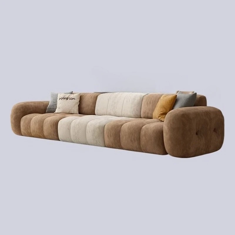 

Цвет соответствия кремового цвета, ткань для царапин с изображением кота, матовая замшевая ткань, диван для гостиной, съемный тканевый чехол