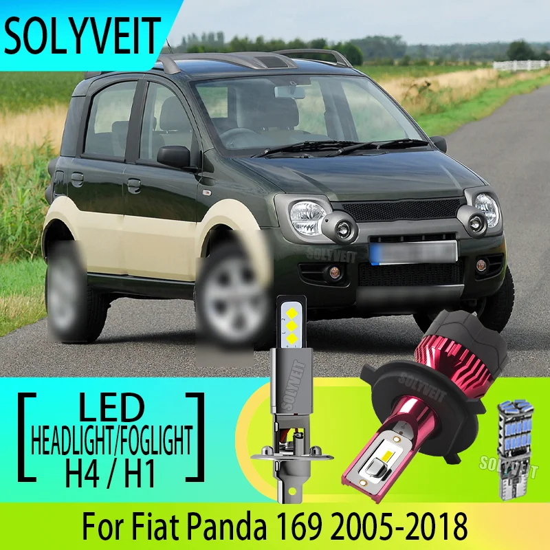 

Enhanced Night Visibility LED H4/9003 Headlight H1 Foglamp FOR Fiat Panda 169 2005-2010 2011 2012 2013 2014 2015 2016 2017 2018