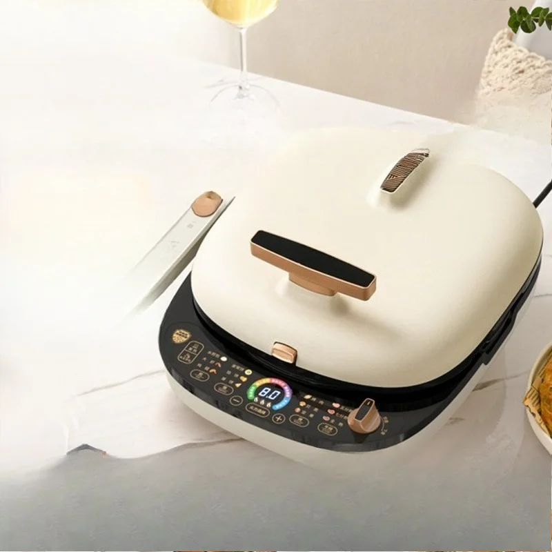 

Removable and washable electric cake pancake pan, sandwich breakfast maker