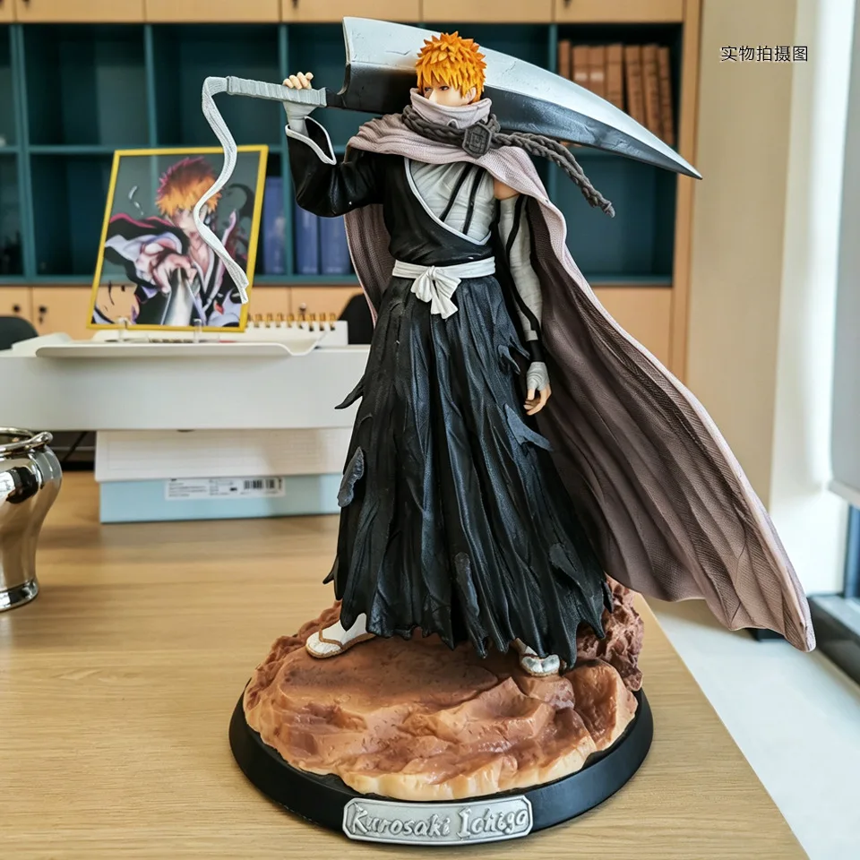 

32CM Anime Japanese BLEACH Figure GK Kurosaki Ichigo Byakuya PVC Action Figure Toy Game BLEACH Collectible Model Doll toys Gifts