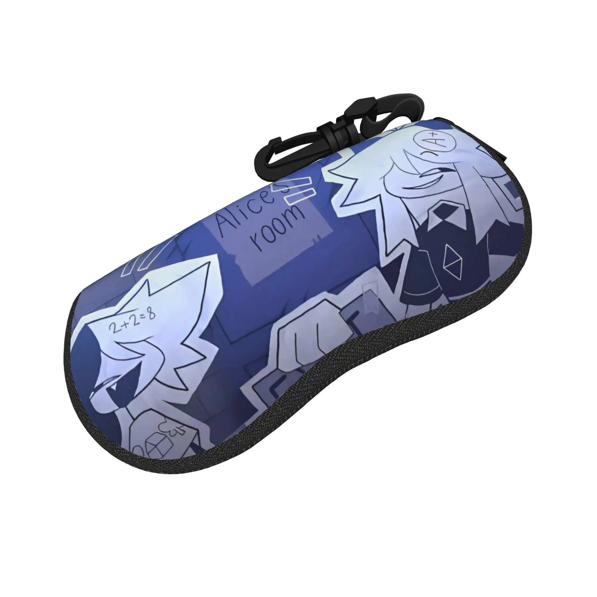 Cartoon Anime Miss Circle Brillenetui für Männer und Frauen, Anti-Fall-Box, Fundamental Paper Education Reading Protector Brillenbox