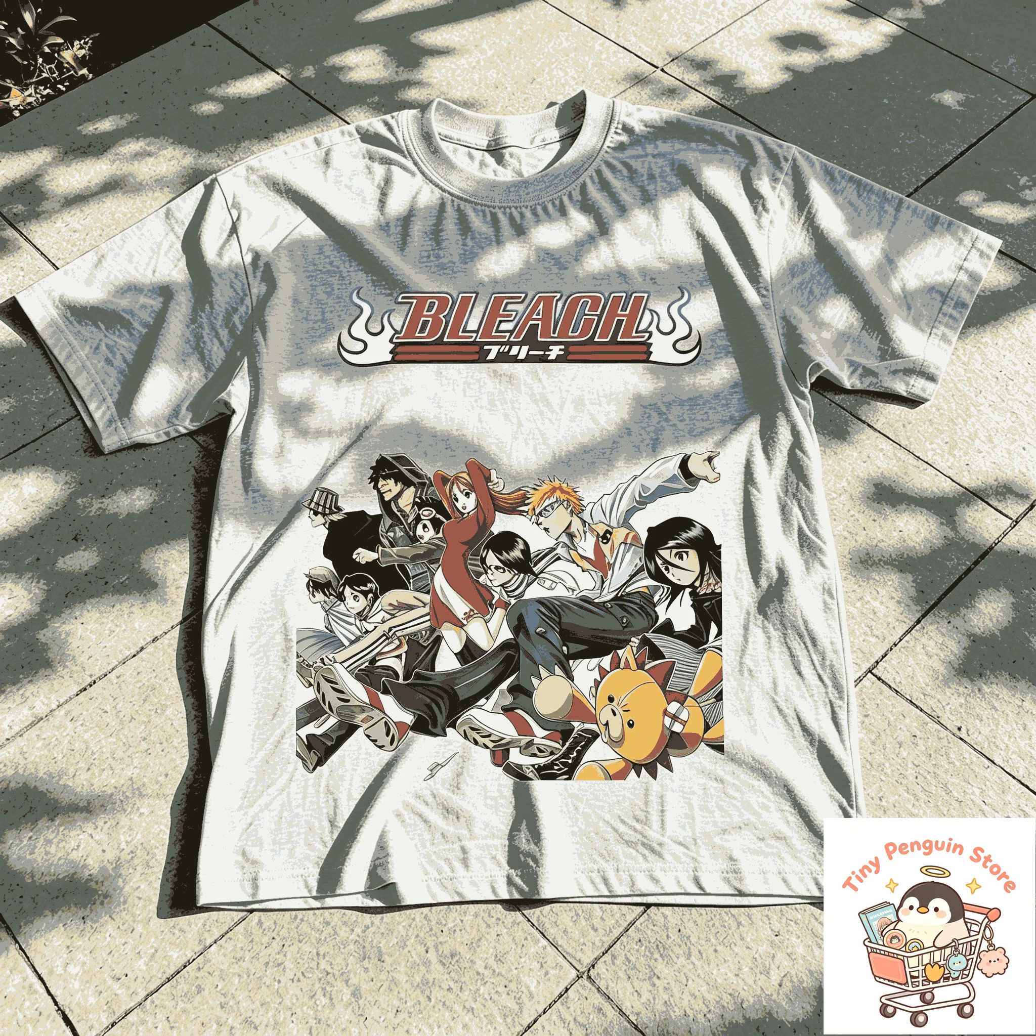 Bleach Anime Lover T-shirt Oversized Unisex Streetwear Trendy Cotton Print T-shirts for Men Women Fashion Breathable hot product