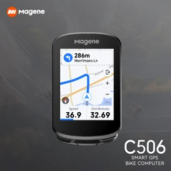 Magene-C506 GPS Navigation Bike Computador, Velocímetro WiFi, Tela Sensível Ao Toque Colorida, MTB Estrada Bicicleta Odômetro, Ciclismo Aviso De Treinamento