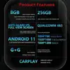12.1インチ車載Android 13縦型大画面、フォードF-150 F150 2015-2021用マルチメディアステレオCarplayビデオプレーヤーGPSヘッドユニット 3