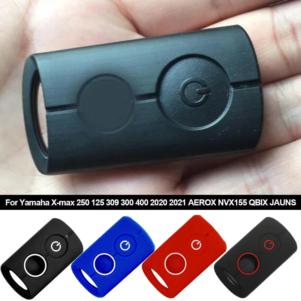 Silicone Car Key Cover for Yamaha X-max 250 125 309 300 400 2020 2021 AEROX NVX155 QBIX JAUNS Key Case Auto Accessories Cap