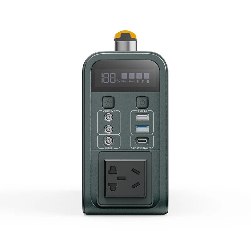 LiFePO4 Battery Solar Energy Portable Power Station Power Bank 280W 240Wh External Battery Pure Sine Inverter Mppt GT280 Pro Max