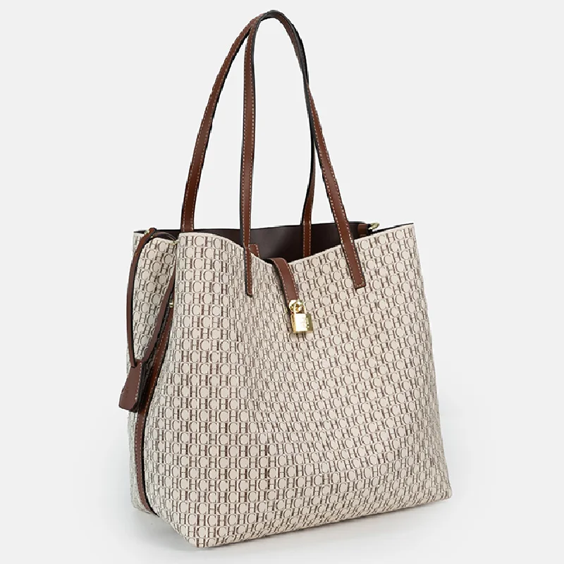 

CH New Women's Bag Shoulder Bag Simple Large Capacity Letters Print Brand Elegant Light Luxury Practical With Bags Pure Color