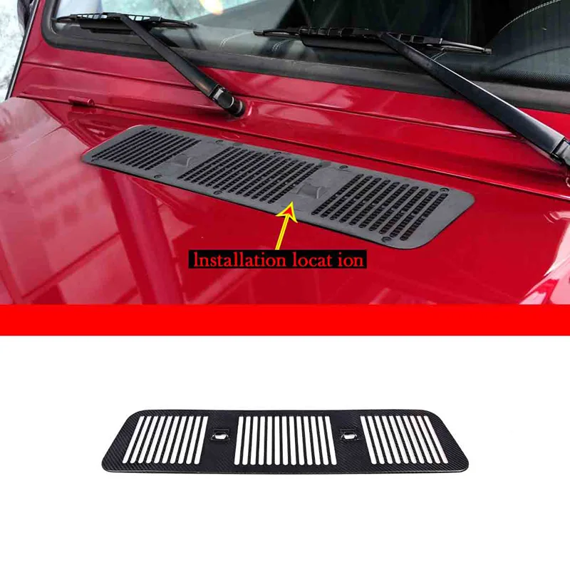 

For 2006-2018 Mercedes-Benz G-class W463 real carbon fiber car styling car engine cover air outlet decorative plate auto parts