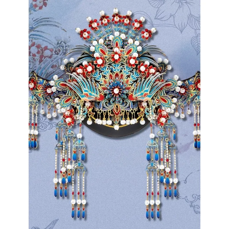 Kowloon Jiufeng crown refrigerator sticker 3D three-dimensional metal assembly model