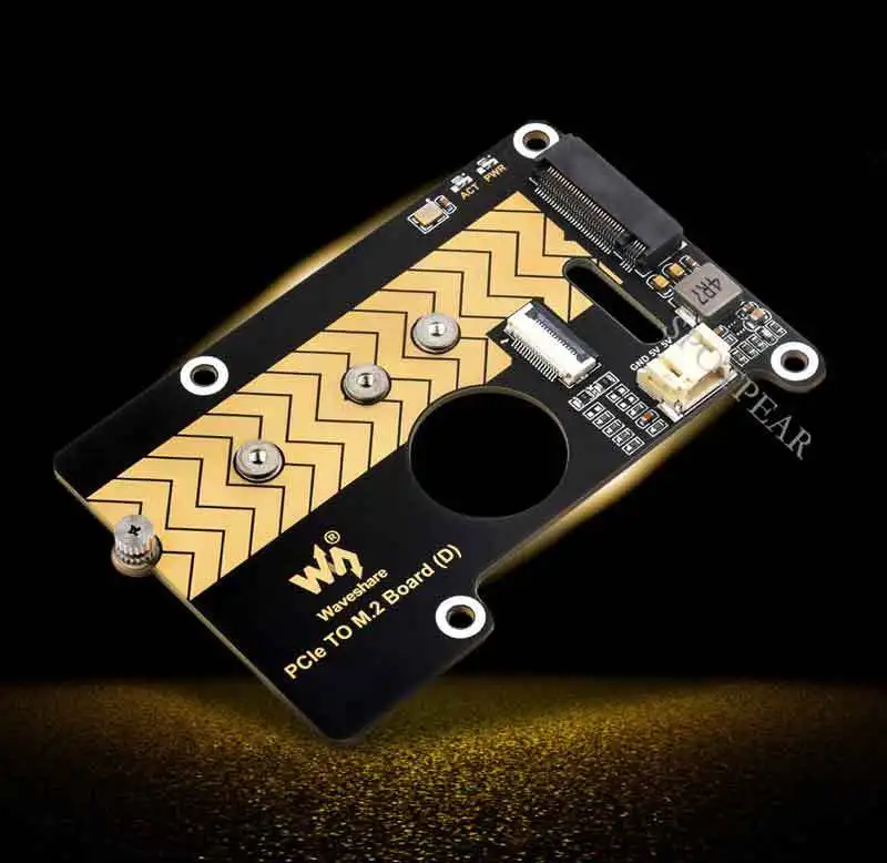 Raspberry Pi5 Solid State DrivePCIEErweiterungsplatine TurnM.2 NVME SSD Pi5 2280-2242-2230 – Detail 5