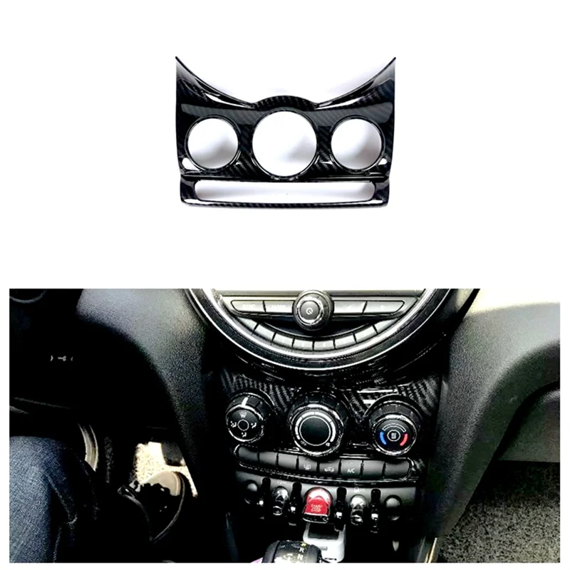 

Надежный-для BMW MINI Cooper F55 F56 F57 ABS из углеродного волокна, отделка центральной консоли автомобиля, крышка воздушного переключателя, внутренняя замена