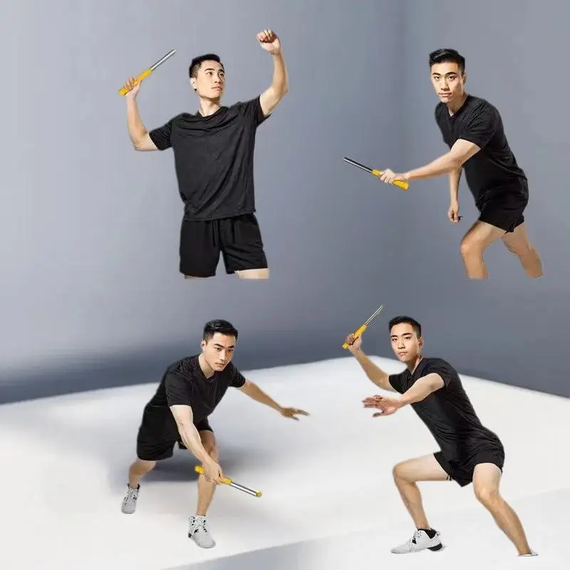 

Improve Your Swing; Lightweight, Portable Badminton Force Generator Trainer