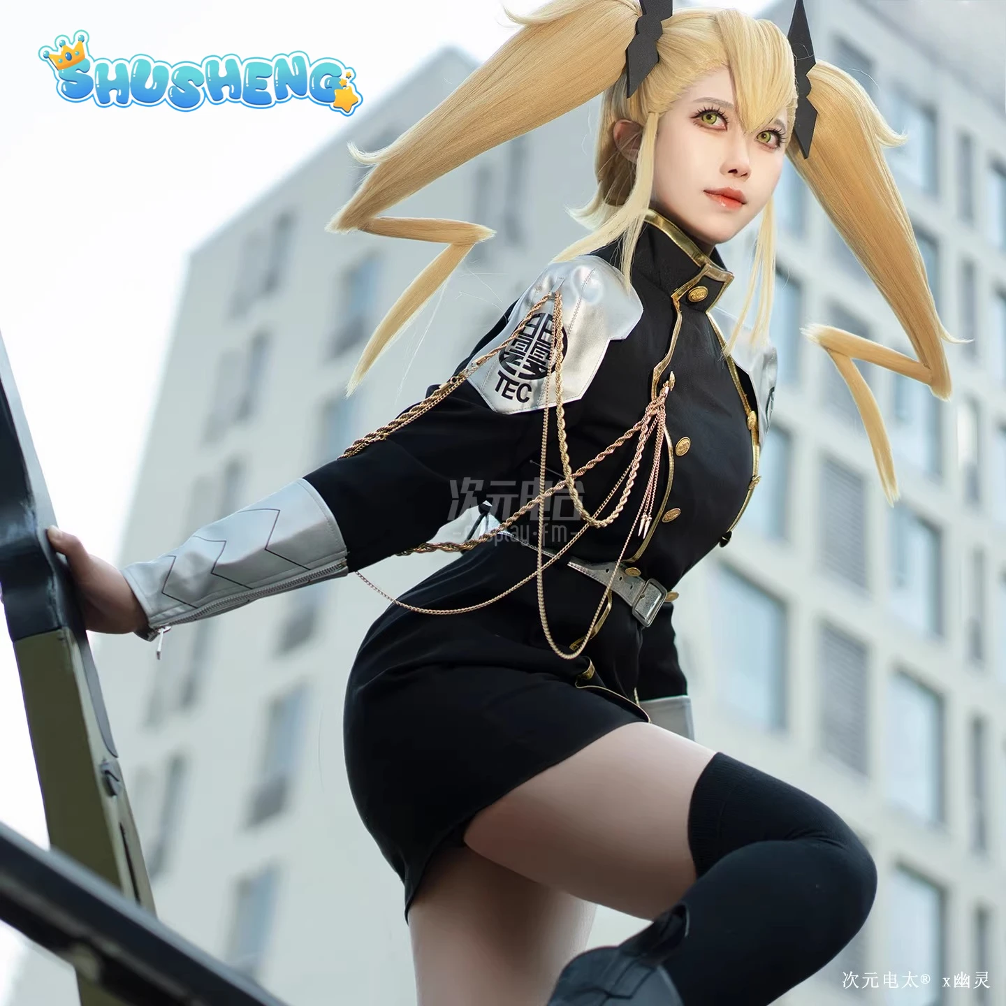 costume-de-cosplay-mina-ashiro-de-l'anime-kaiju-no8-pour-femme-uniforme-noir-elegant-robe-chaussettes-coiffe-et-ceinture-pour-halloween-et-carnaval