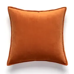 Thousand Bird Lattice Throw Pillow Round Orange Sofa Backrest Cushion Modern Light Luxury Retro Bed Wind Living Room Throw Pillo