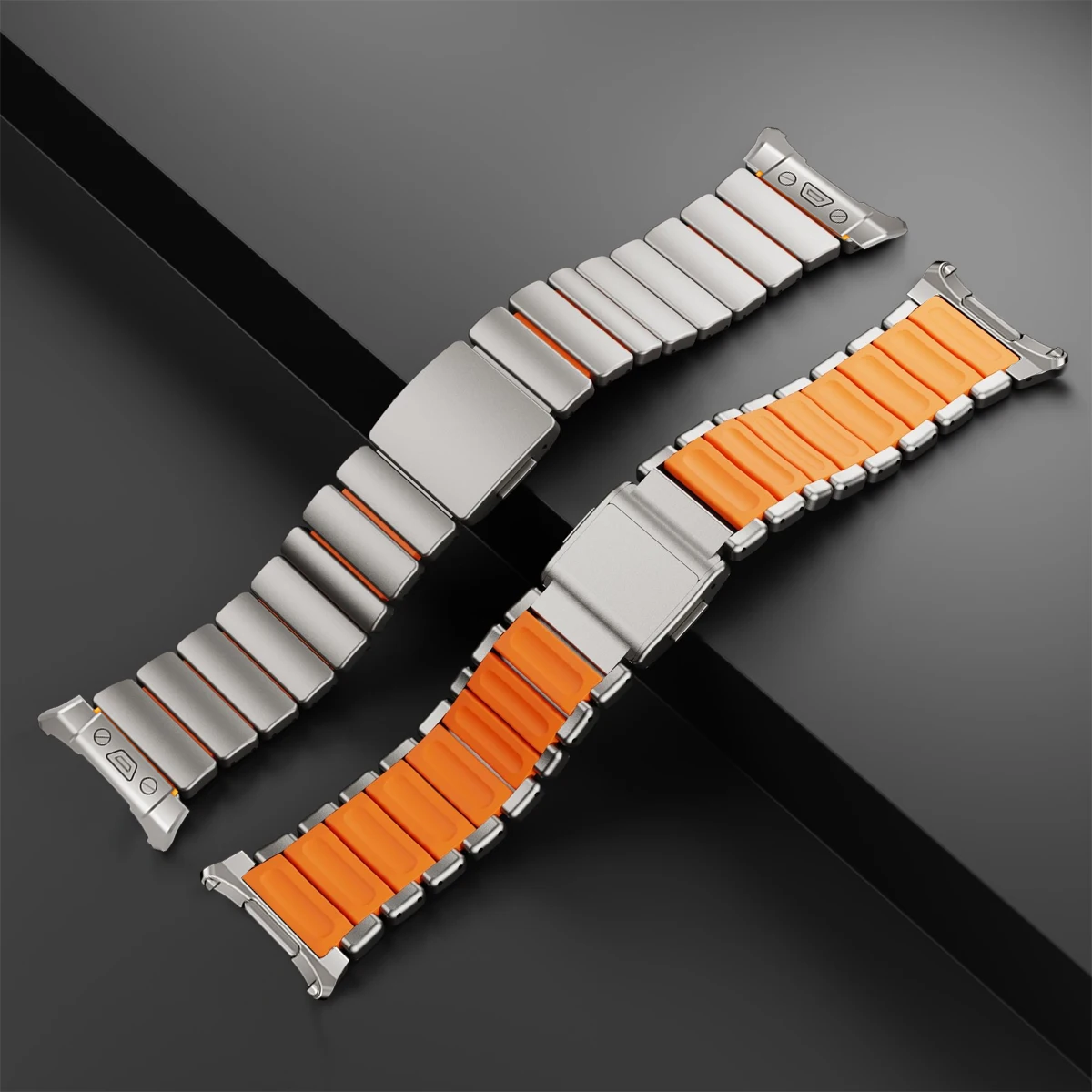 Titanium Strap for Samsung Galaxy Watch Ultra 47mm 2026/2025/2024 Luxury Metal Magnetic Band for Galaxy Watch 7 Ultra Bracelet