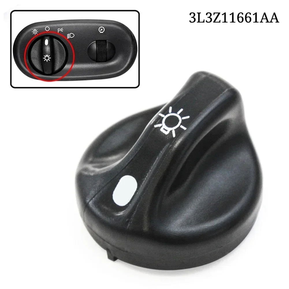 

1pc Head Light Head Lamp Switch Knob ABS Replacement FOR FORD F150 F250 For EXPEDITION 3L3Z11661AA Car Accessories
