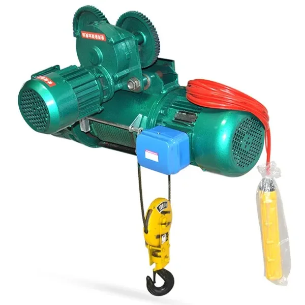 CD1 Type 2Ton 6M Electric Hoist Price Single Beam Girder Travelling Motorized Trolley Monorail Rope Lifting Hoist