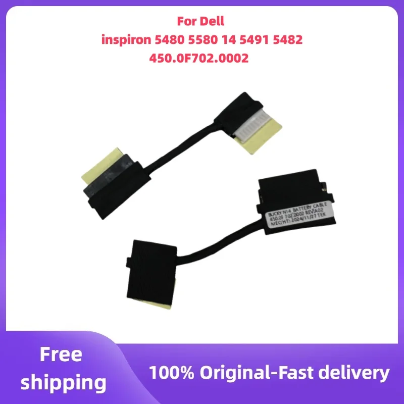 

Original New Battery Cable Connector Wire Cord Replacement for Dell inspiron 5480 5580 450.0F702.0002 14 5491 5482 2-in-1