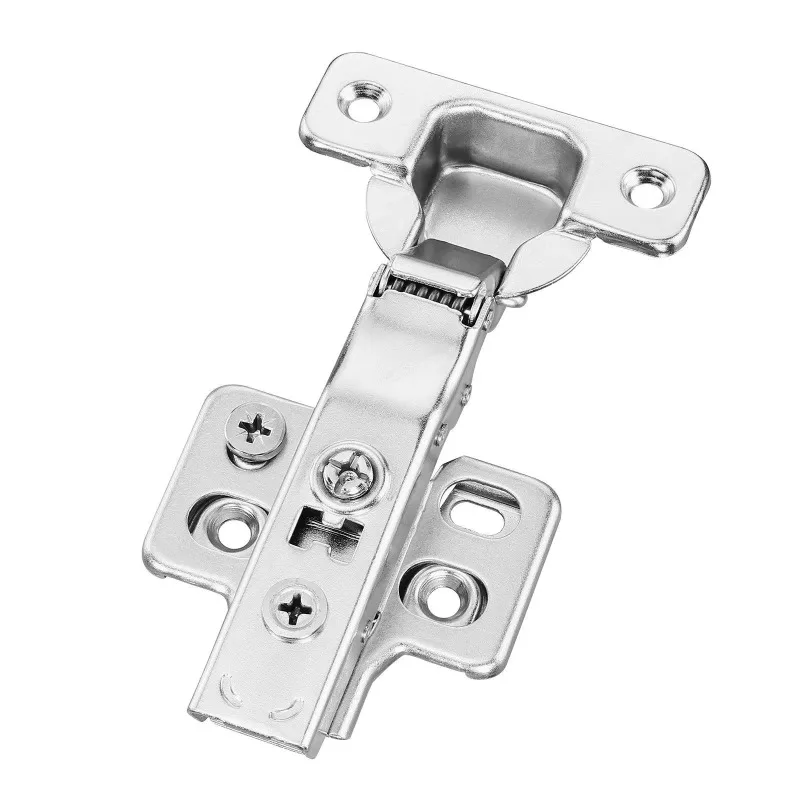 Fully embedded kitchen cabinet door hinge 100 degree opening angle, soft closing hidden cabinet hinge